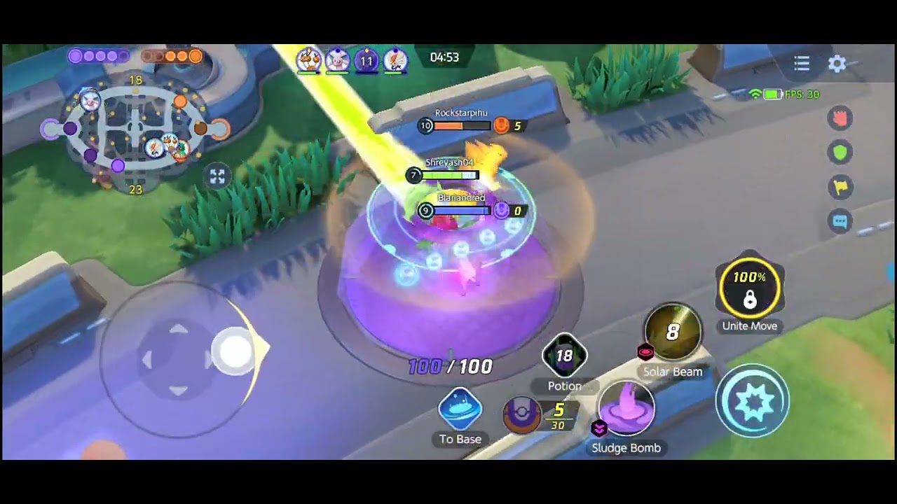 Playing matches with venusaur with its new skin 