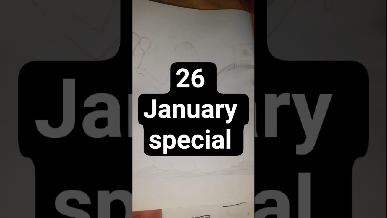 Happy Republic Day Art | Easy girl Republic Day Drawing 🇮🇳 | 26 January Art 