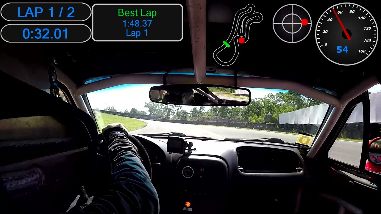 Miata Running 1:48s at Palmer Motorsports Park Counter Clockwise