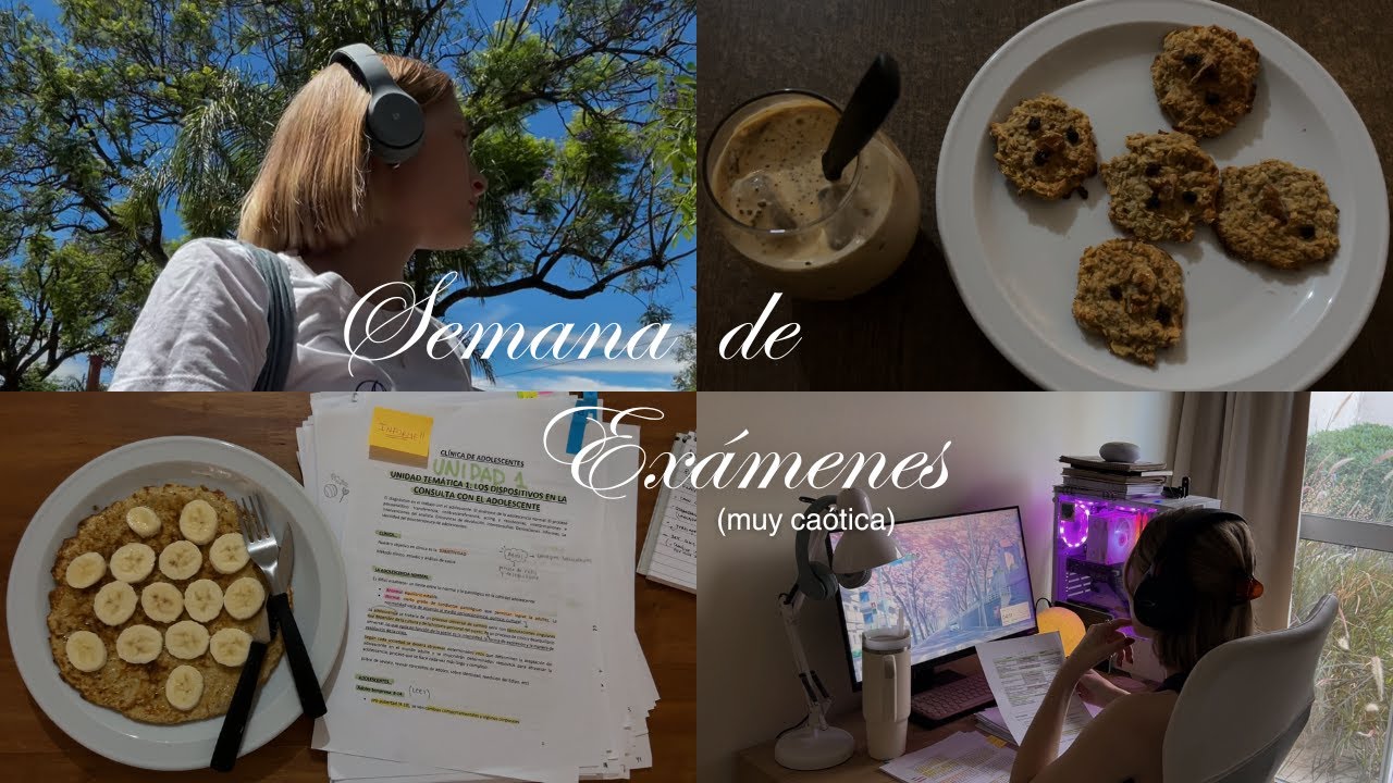 Una semana de exámenes estudiando y hablando de mi ansiedad social