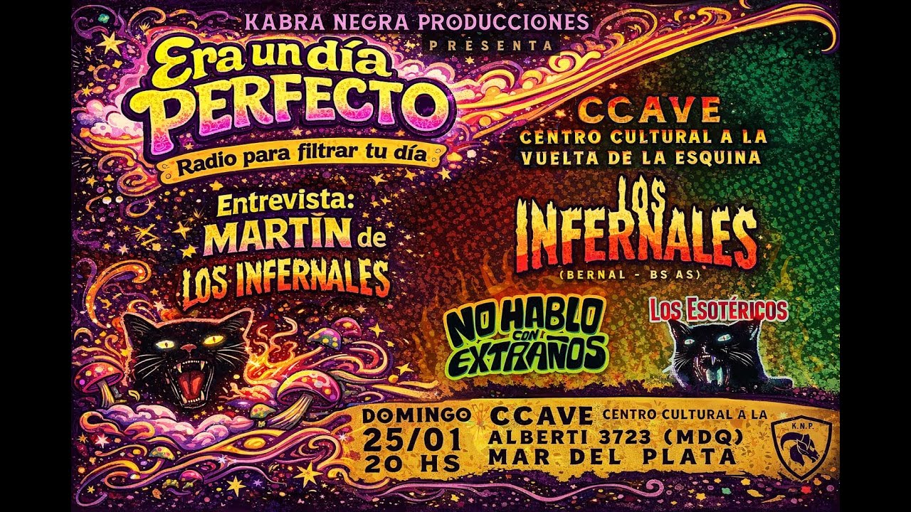 🎸🔥 Los Infernales en Era un día perfecto 🔥🎸