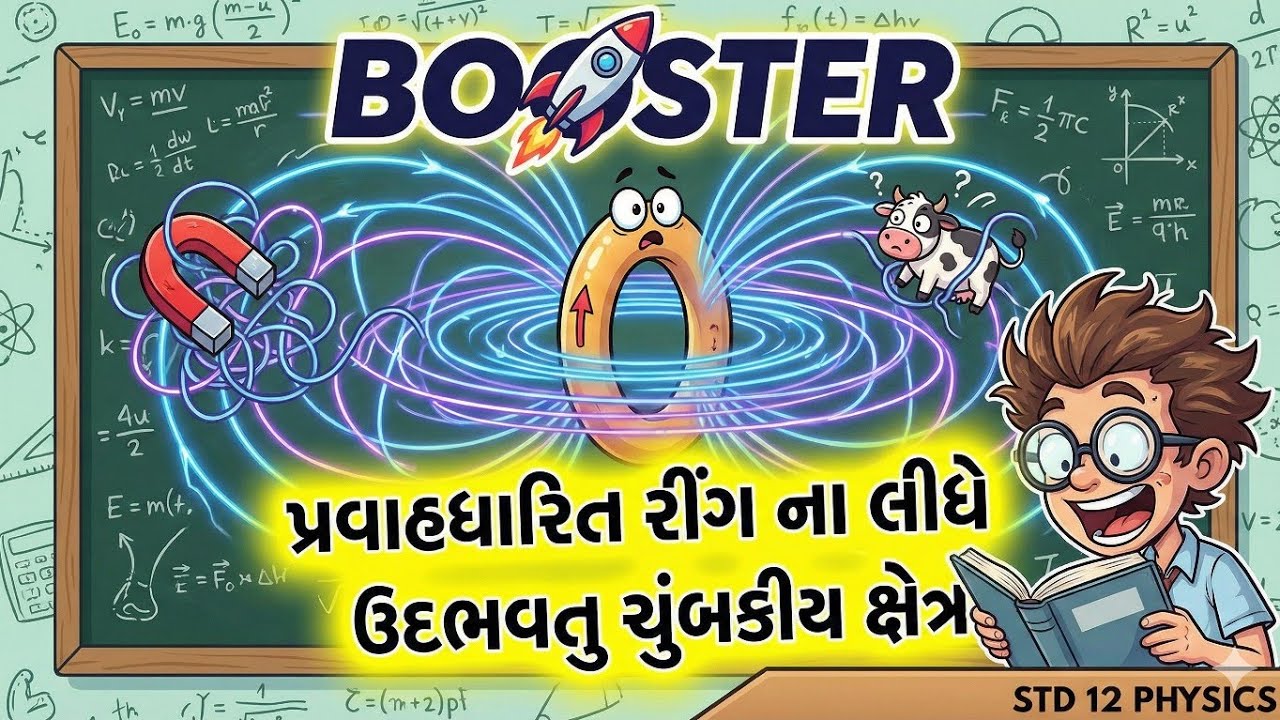 STD 12 PHYSICS CH 4 BOOSTER 2 | MAGNETIC FIELD DUE TO RING 
