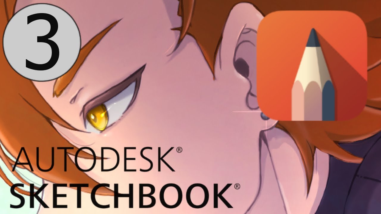 Autodesk Sketchbook For Beginners Tutorial (Part 3)-Base Coloring
