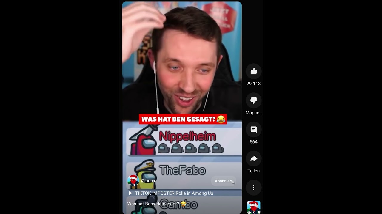 Ähm… was hat benx da gesagt 