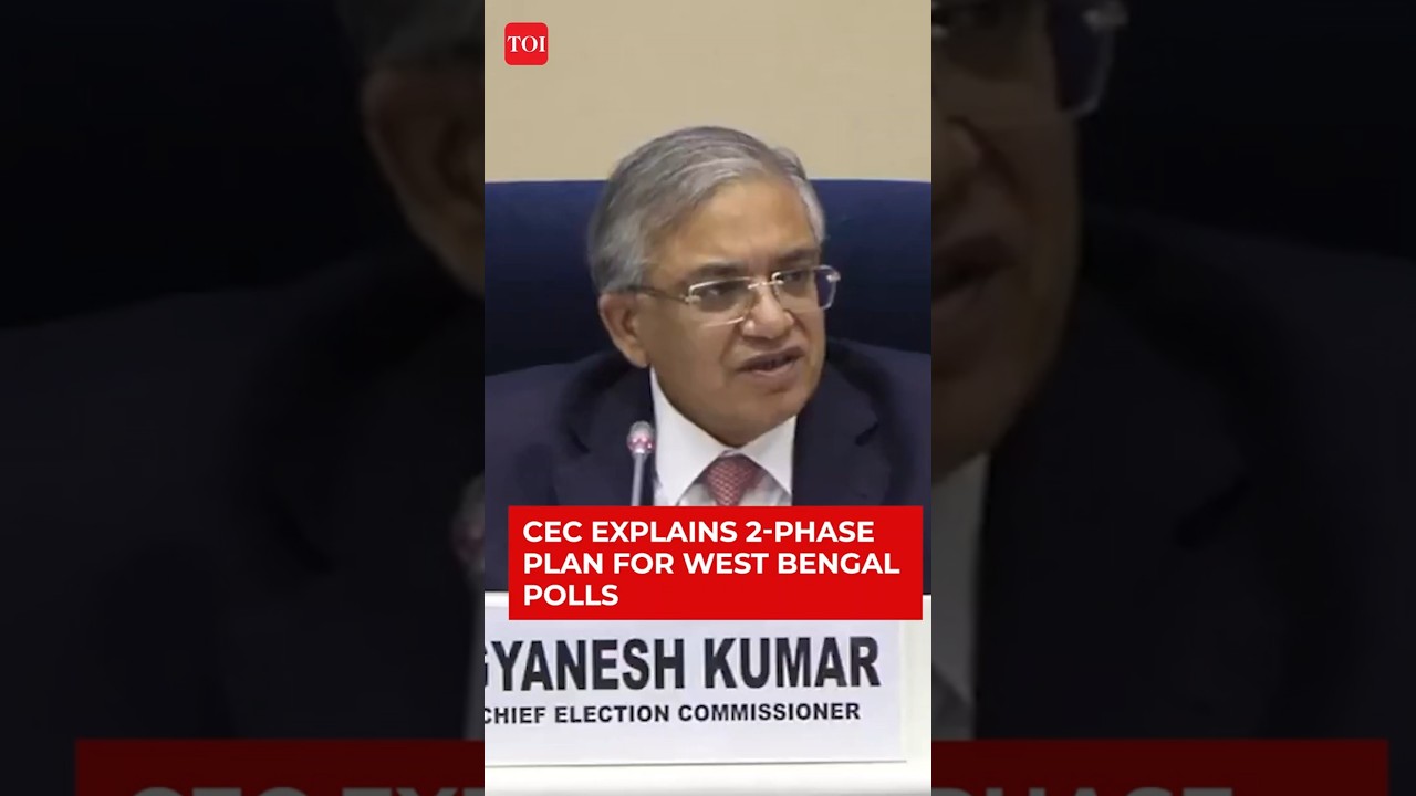 CEC Gyanesh Kumar Explains Why West Bengal Assembly Polls Will Be Held In Two Phases
