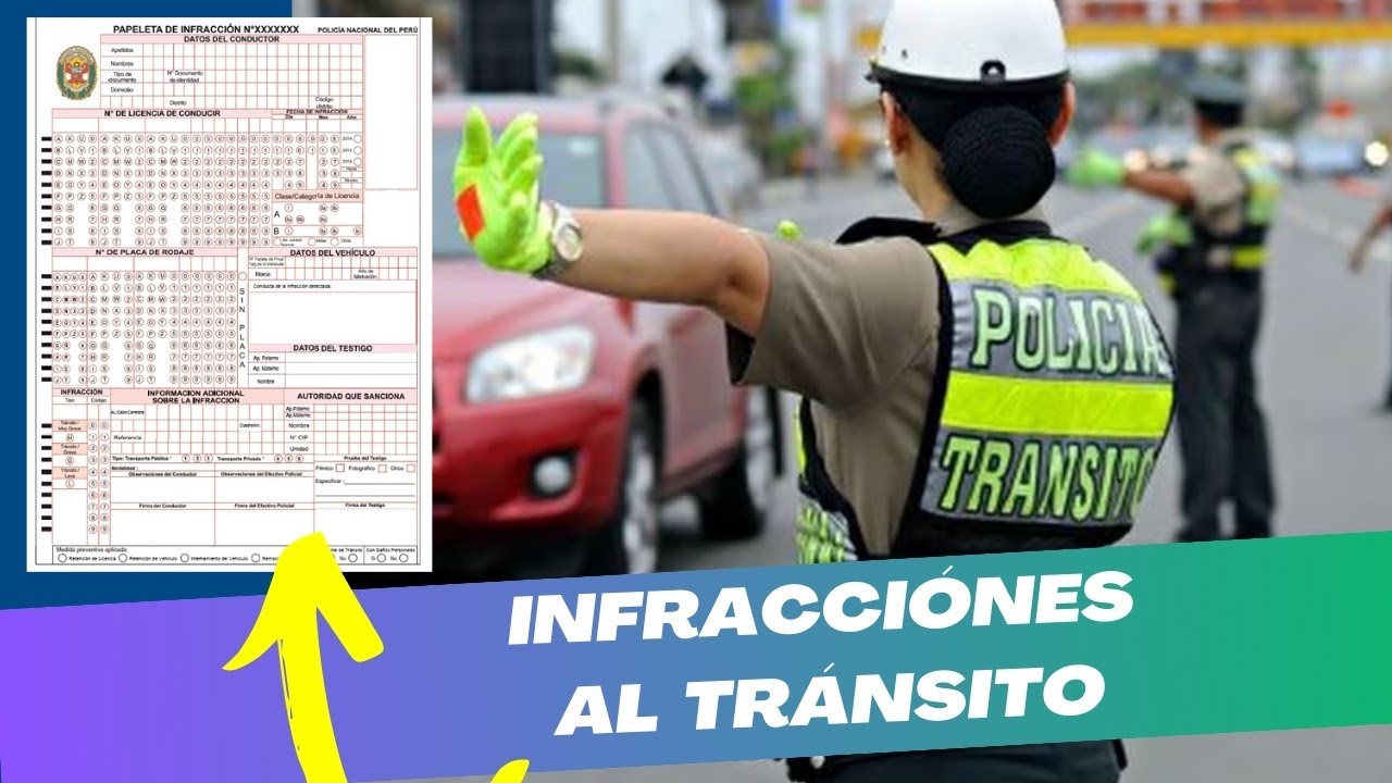 # 🚦 Top 5 de infracciones de tránsito Peruano 2024