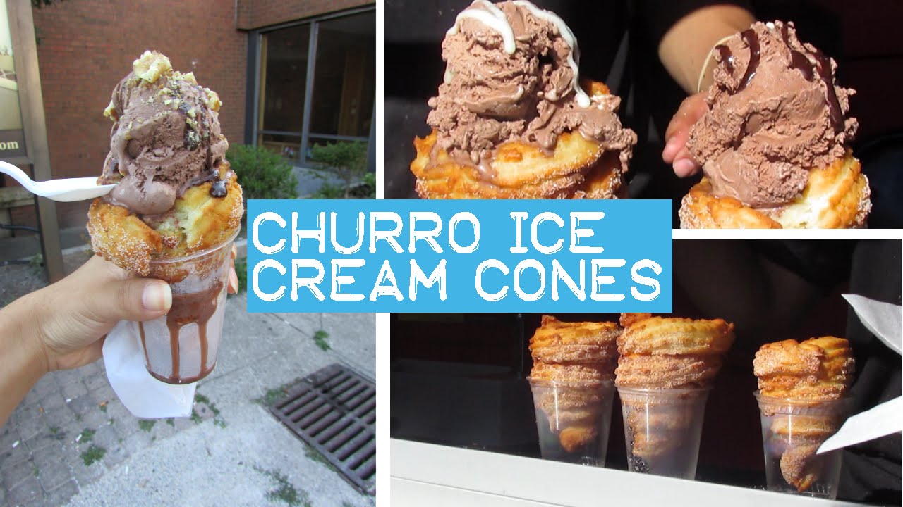 Pancho's Bakery: Churro Ice Cream Cones