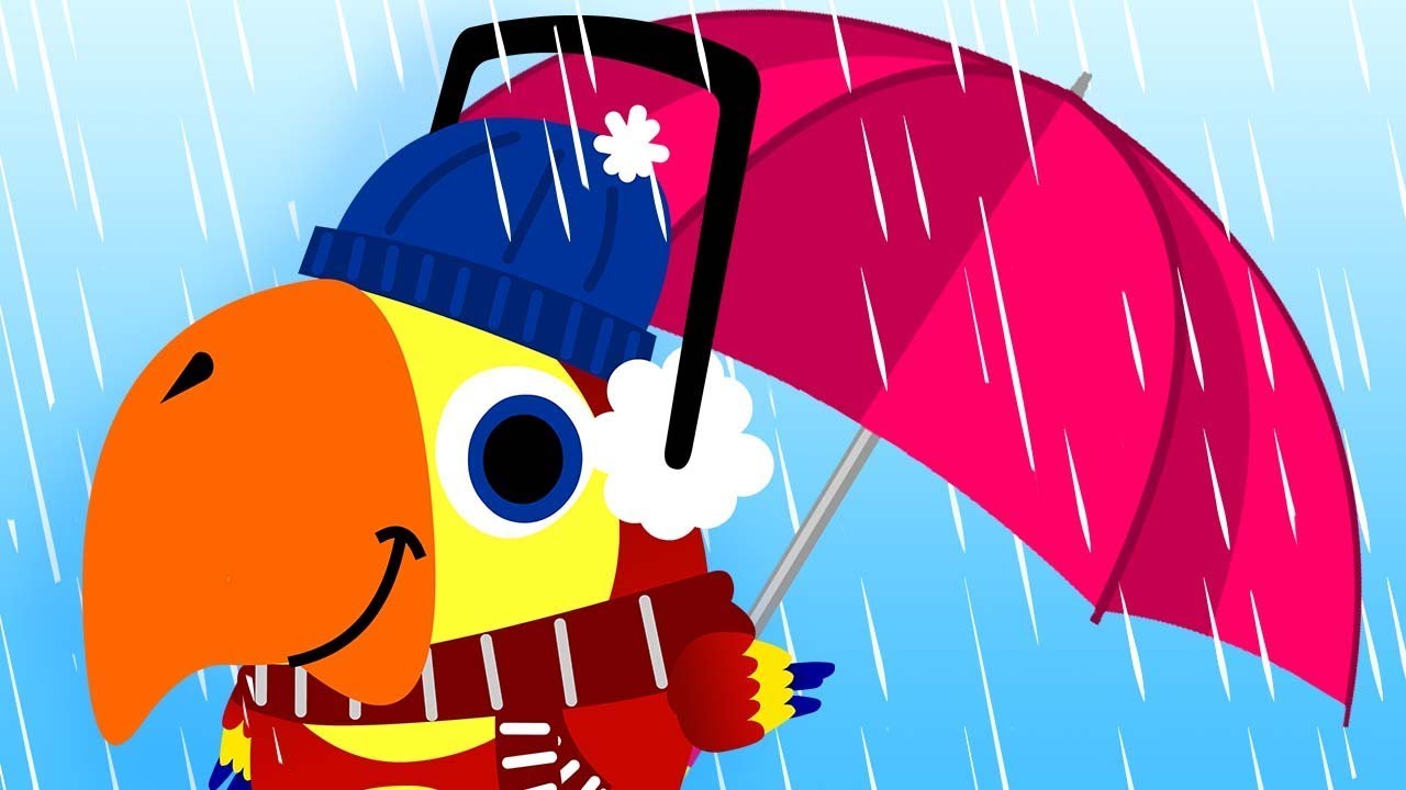 Learn English Words - Umbrella | Larry Cartoon Stories For Kids | Speaking & Learning From ABC Fun