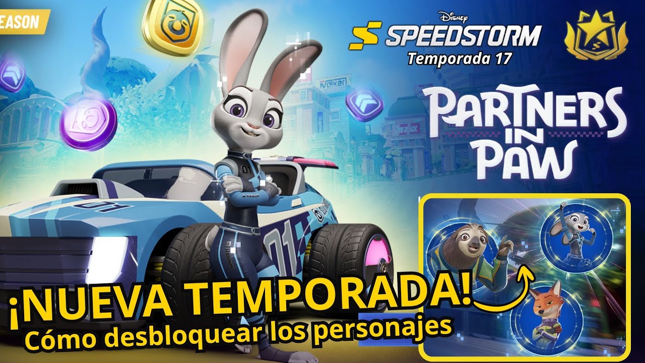 ¡NUEVA TEMPORADA de Zootopia! 🚗  Cómo DESBLOQUEAR todos los pilotos✨ Disney Speedstorm