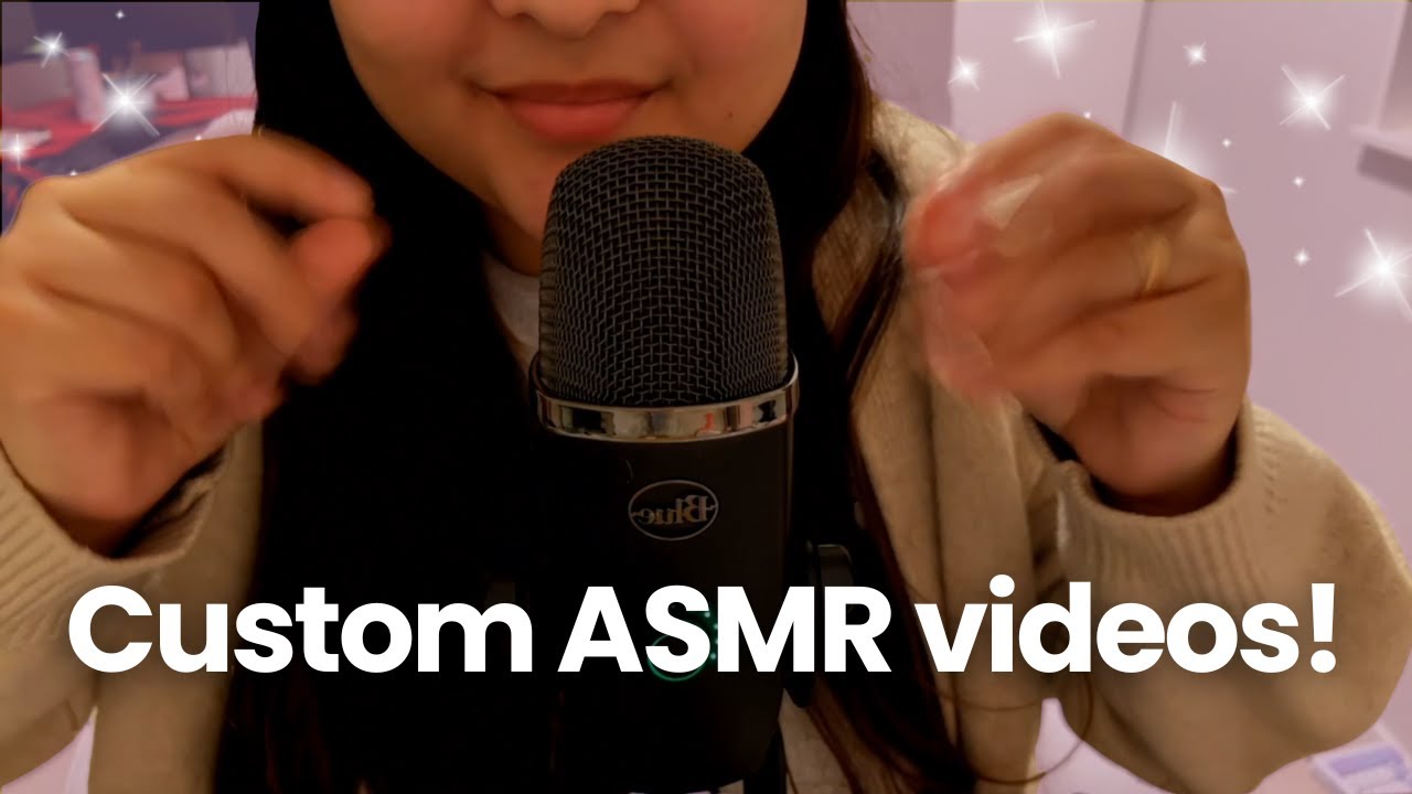 ASMR I'm doing Custom Videos! Taking personalized requests | Mouth sounds tingly breathy whispers ☁️