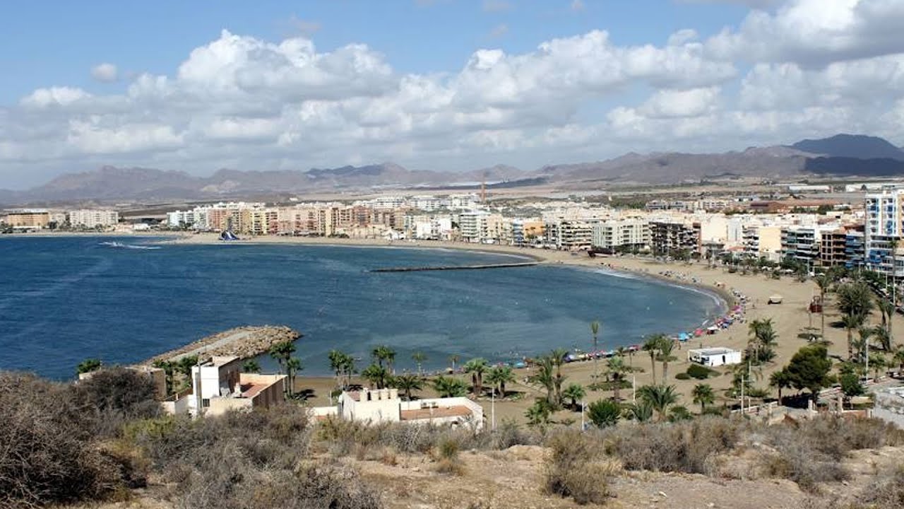 Aguilas ,beautiful port sity on the Costa Calida, Spain 25.04.2025