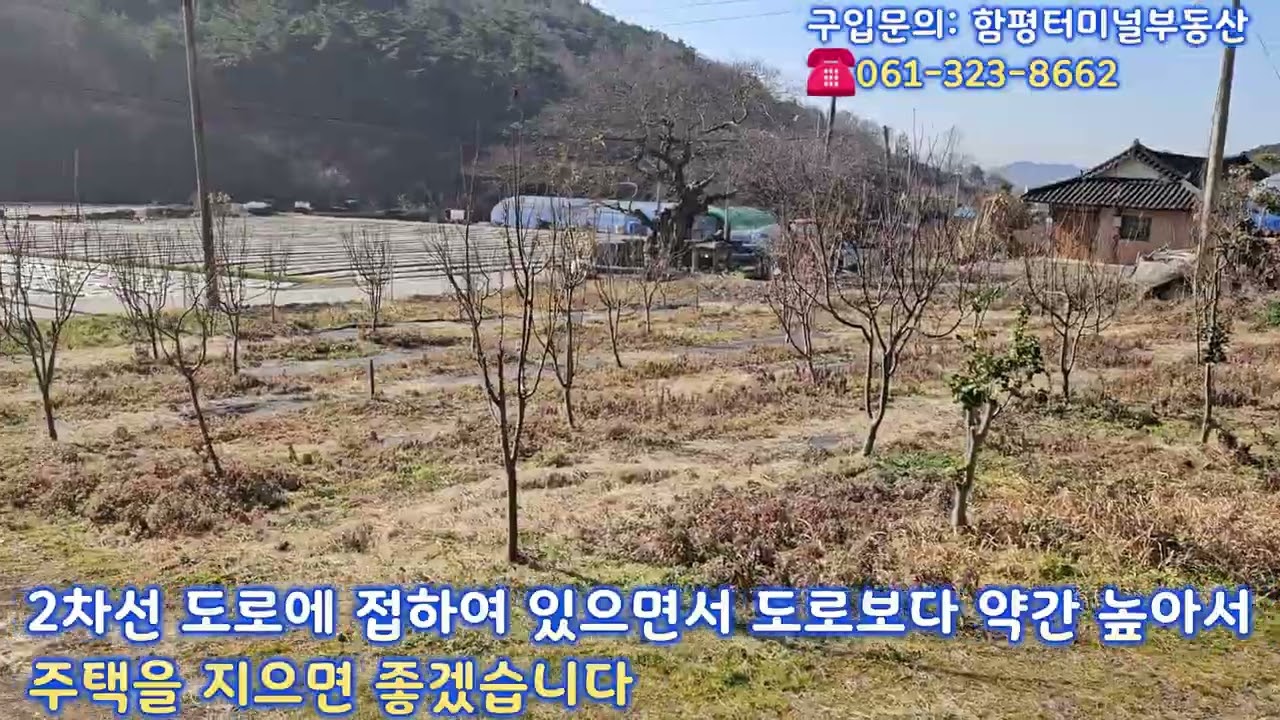 전라남도 함평군 대동면 덕산리 토지 매매합니다