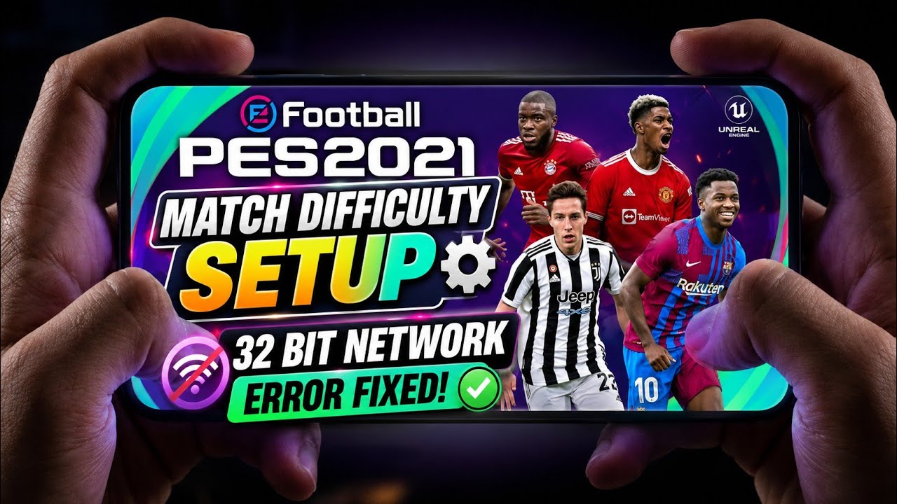 Выпуск масштабного обновления PES 2021 Mobile Offline | Настройка нового матча и исправление ошиб...