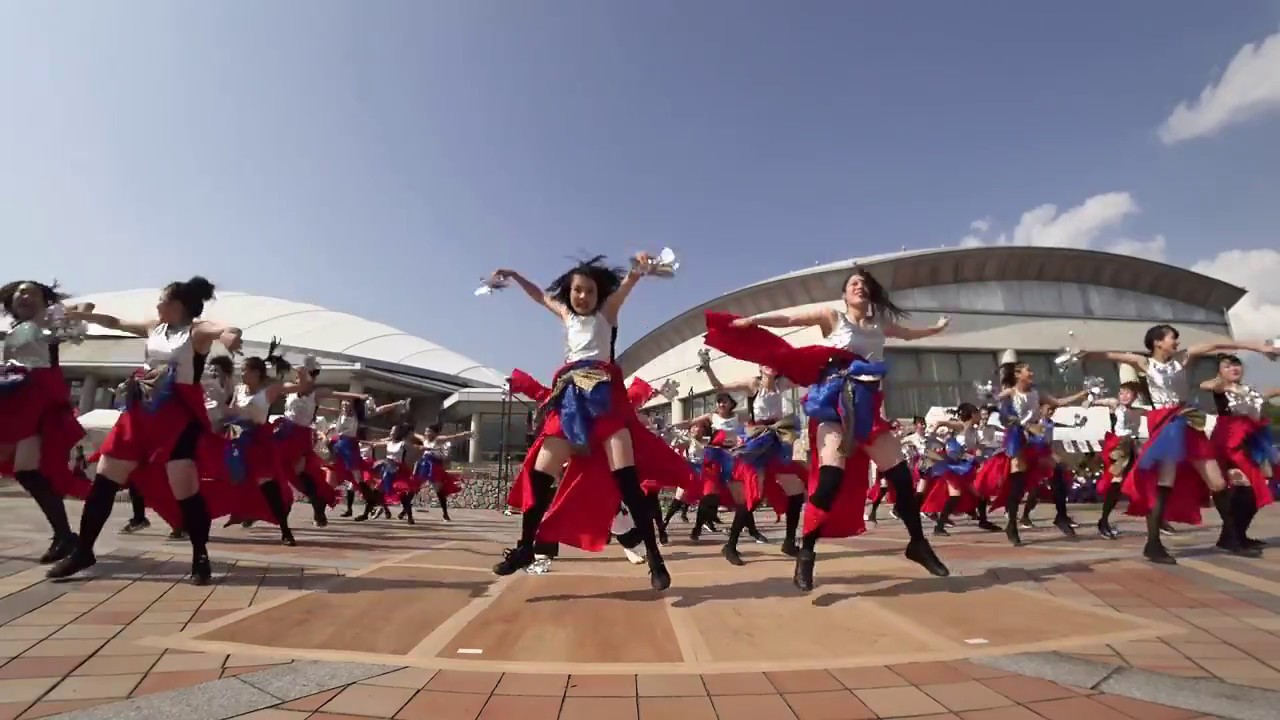 佐世保女子高校生チーム 雅～MIYABI～ 第17回 YOSAKOIかすや祭り～交流会場～