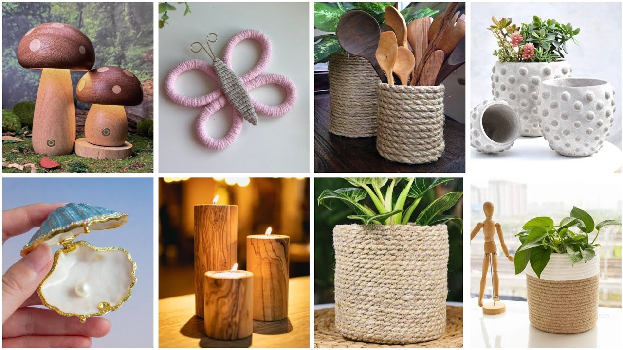 كوكتيل أفكار ✨اصنعي ديكورات بيتك بنفسك راقية وباقل تكلفة#ideedeco #افكار #ideas #homedecor #handmade