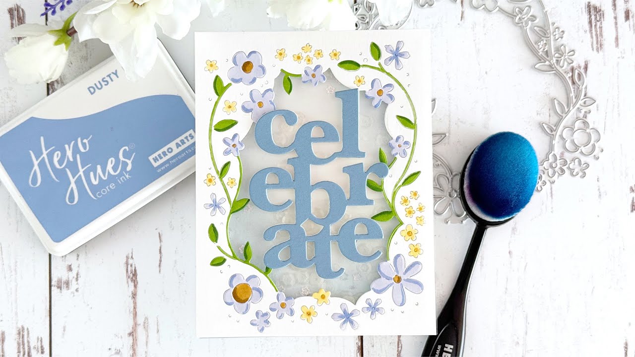 Create A Whimsical Look by Coloring on Die Cuts