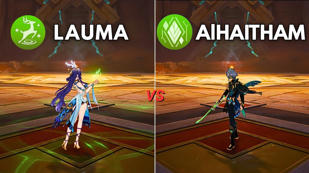 C0 Lauma vs C0 Alhaitham ! Who is the Best DENDRO DPS?? [ Genshin Impact ]