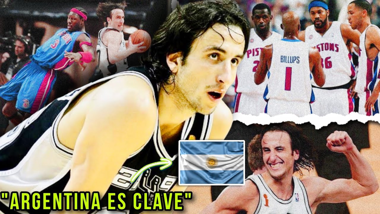 El ARGENTINO que DESTRUYÓ a los BAD BOYS PISTONS...y le robaron el MVP 🏆🏀 | FINALES 2005