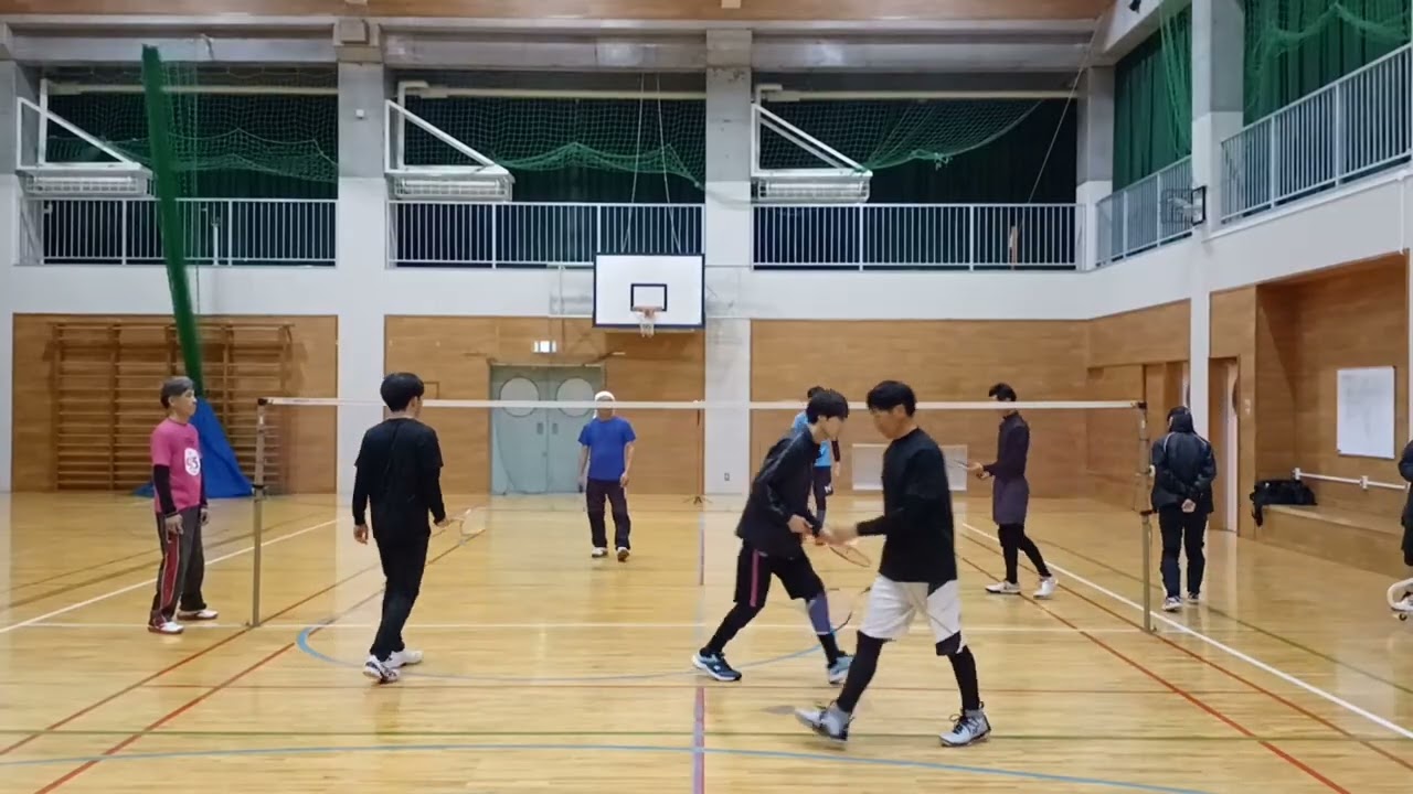 2/26 ⑤ ファミリーバドミントン練習【南高梅】