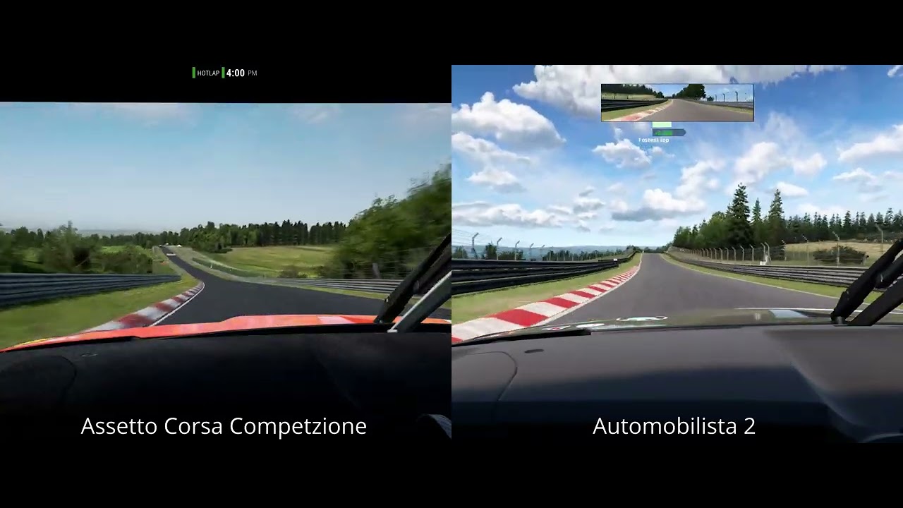 The Nordschleife - ACC vs AMS2