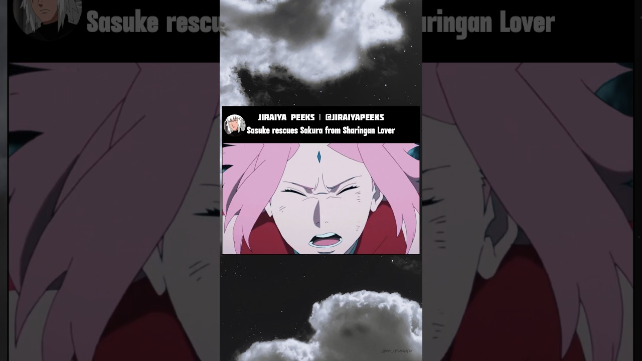 Sasuke rescues Sakura from Sharingan lover #shorts
