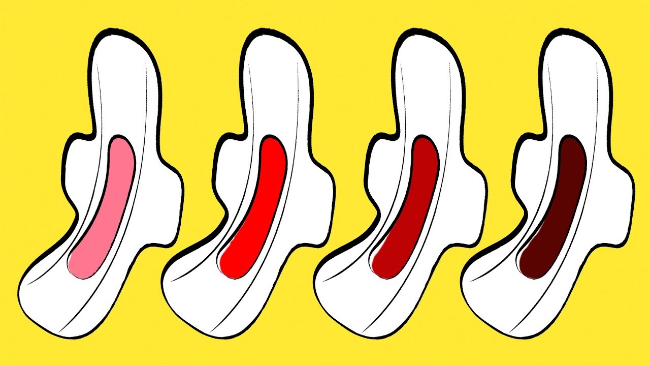 7 Choses Que te Révèlera la Couleur du Sang de Tes Règles Sur ta Santé