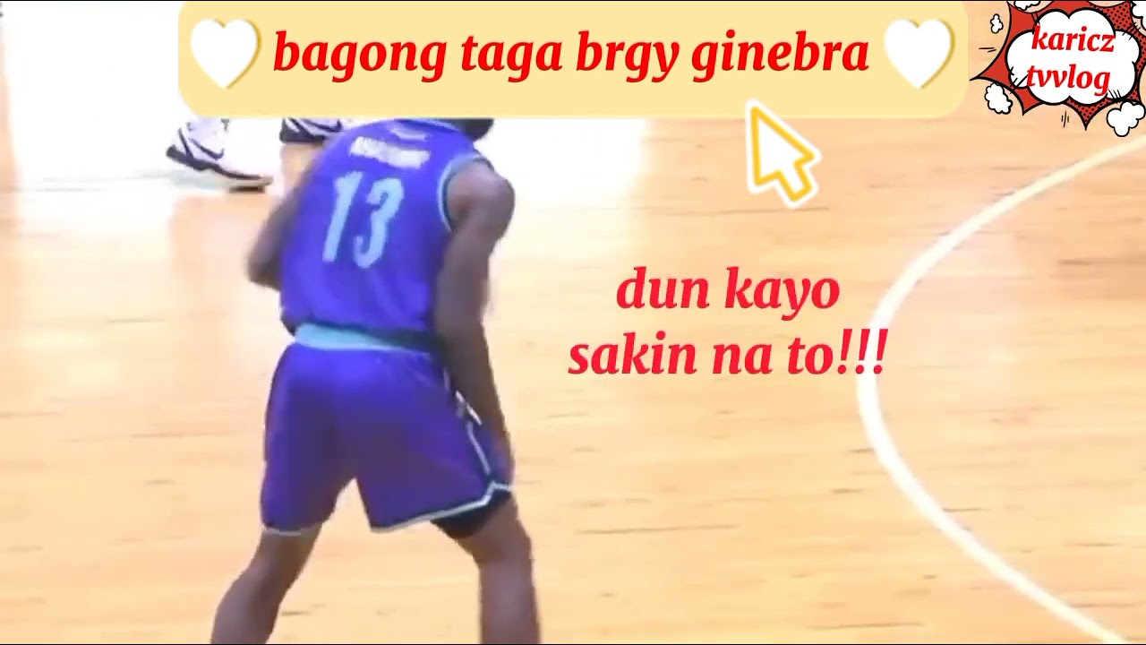 bagong taga brgy ginebra maverick ahamnisi,,,galing Ng mga moves nya