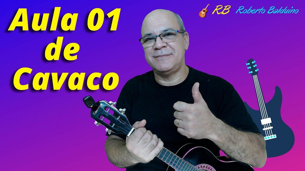 Aula 1 de Cavaquinho /Iniciante /Adquira o Curso Completo de Cavaco no link na descri&ccedil;&atilde;o abaixo.