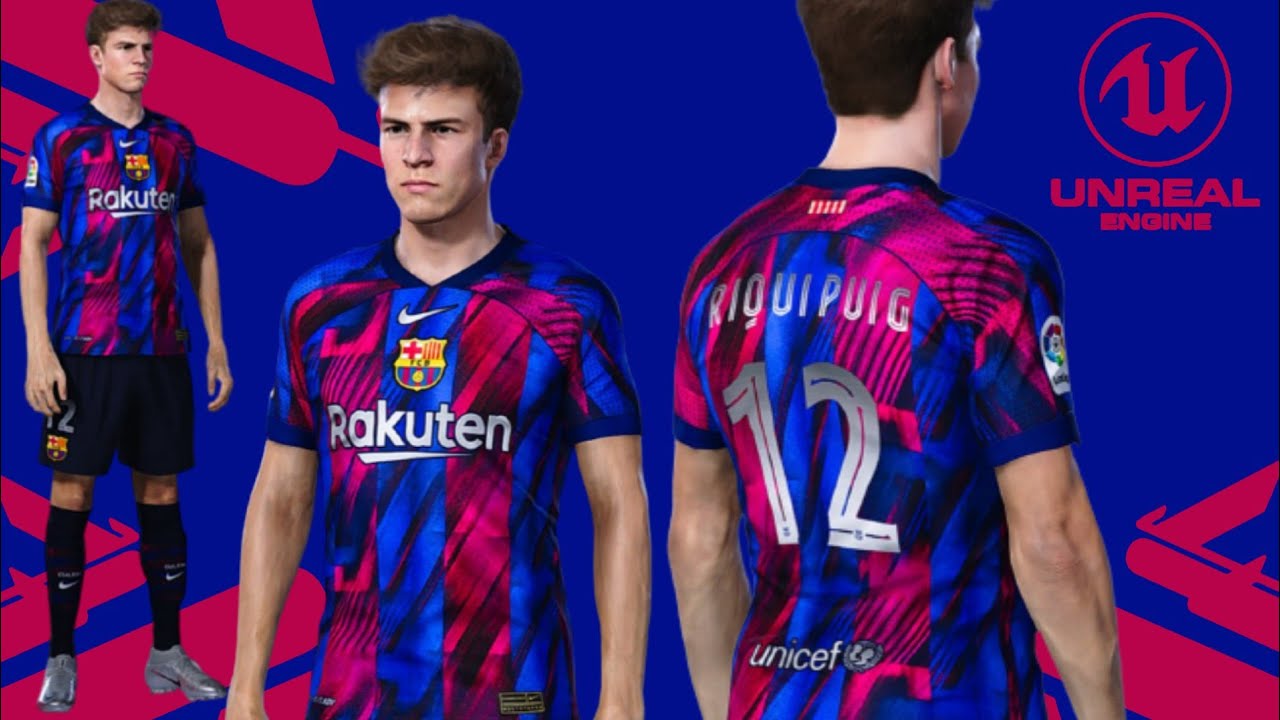 TERBARU !!! Preview Barcelona Consept Kit Update 2021/2022 EFootball 2022 PPSSPP  By HMPRO