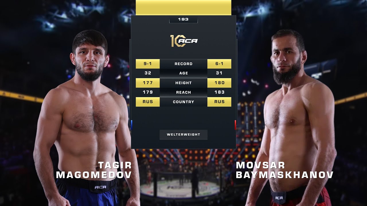 Тагир Магомедов vs. Мовсар Баймасханов | Tagir Magomedov vs. Movsar Baymaskhanov | ACA 193