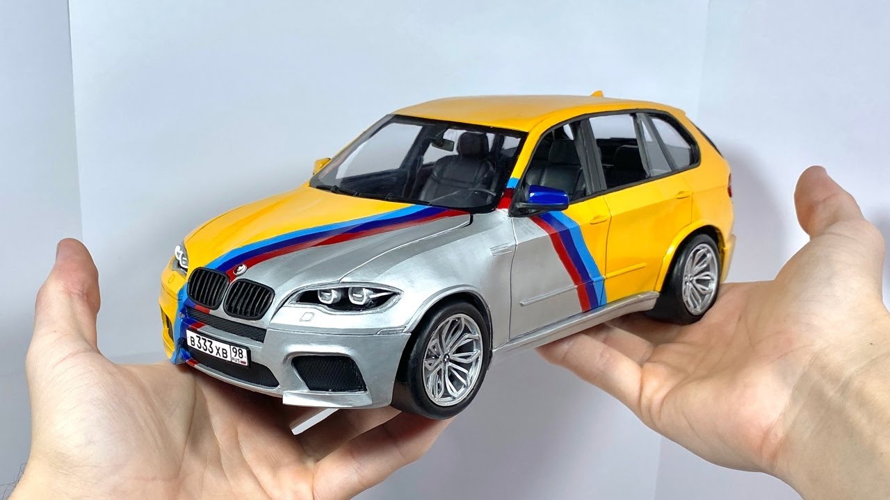 Niesamowity kunszt: realistyczna replika BMW X5M wykonana z plasteliny w skali 1/18