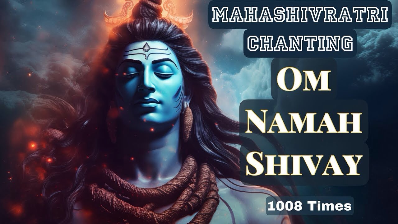 Om Namah Shivaya For Mahashivratri,1008 Times #1008#shivamantra#shivaratri#video#god#suggestedvideo