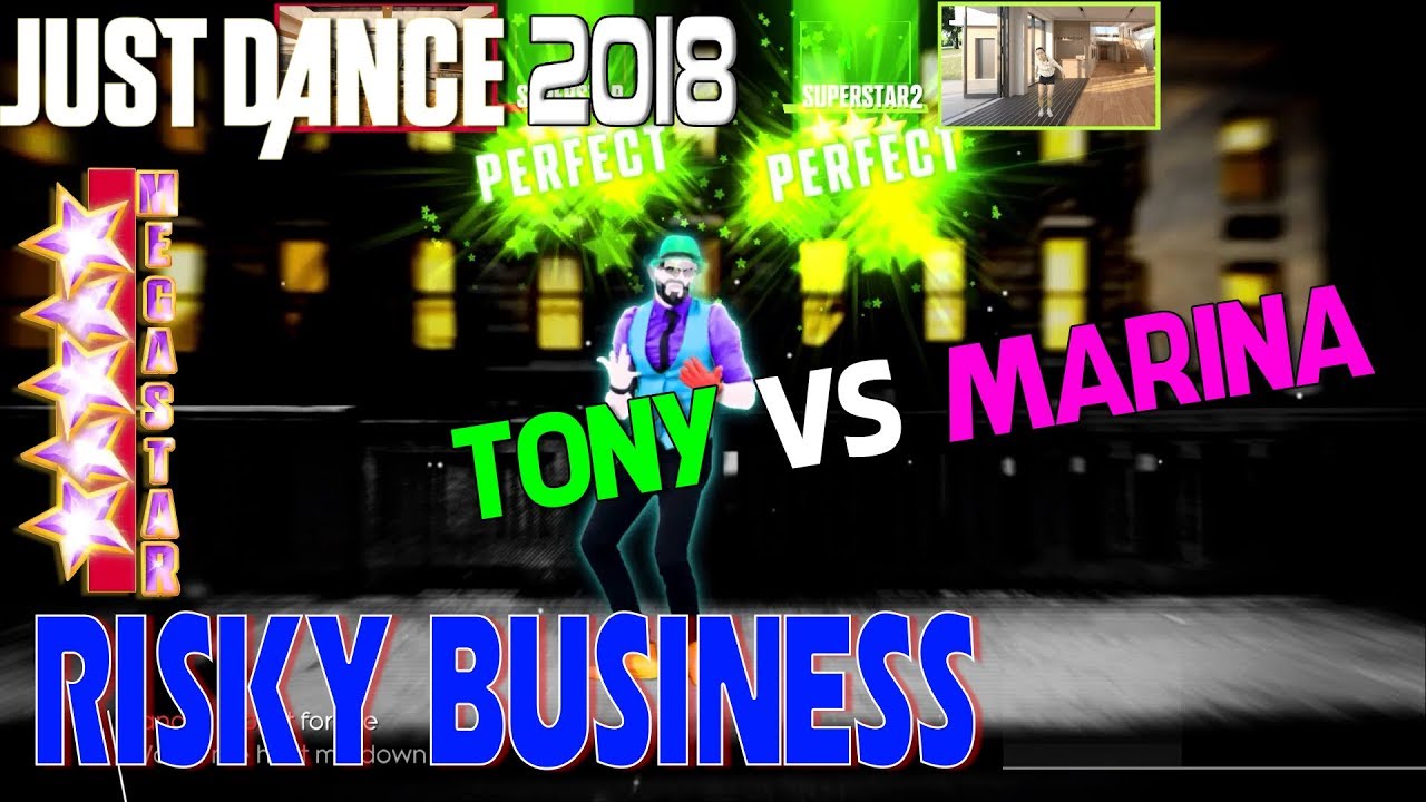 🌟 Just Dance 2018 Challenge: Risky Business - Jorge Blanco | Marina vs Tony 🌟
