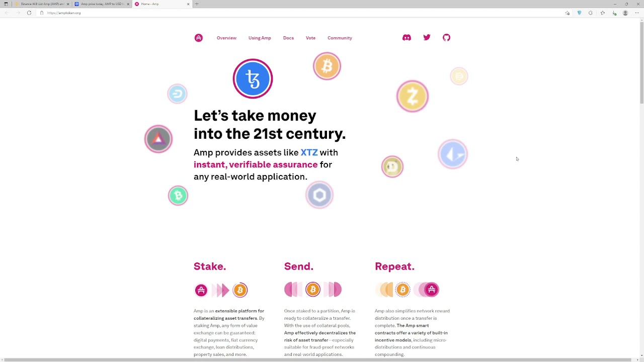 Токен Amp (AMP)  - краткий обзор, листинг на Binance 23-11-2021