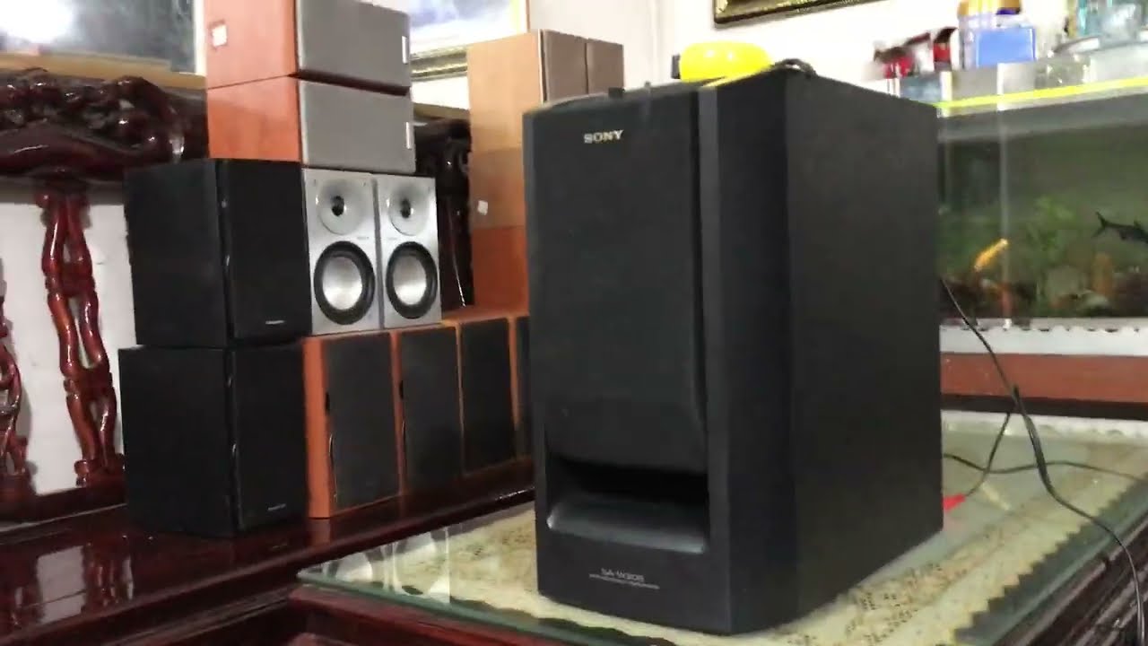 Sub Sony SA-W305. Cs 40W. Có đảo pha cắt tần. Zalo: 0975575262