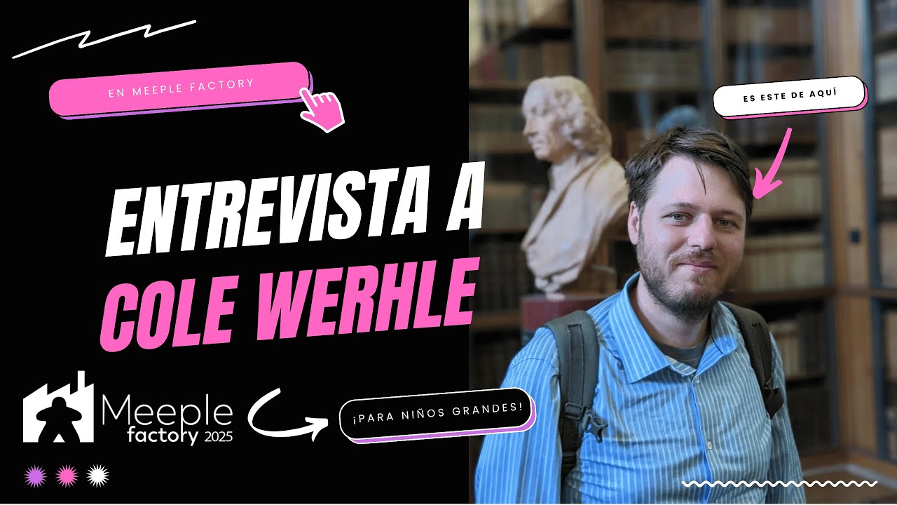 Entrevista a Cole Wehrle - Meeplefactory 2025