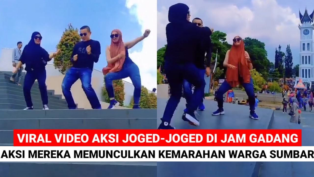 Viral Video Goyang di Jam Gadang Bukittinggi, Mengundang Kemarahan Warga Sumbar