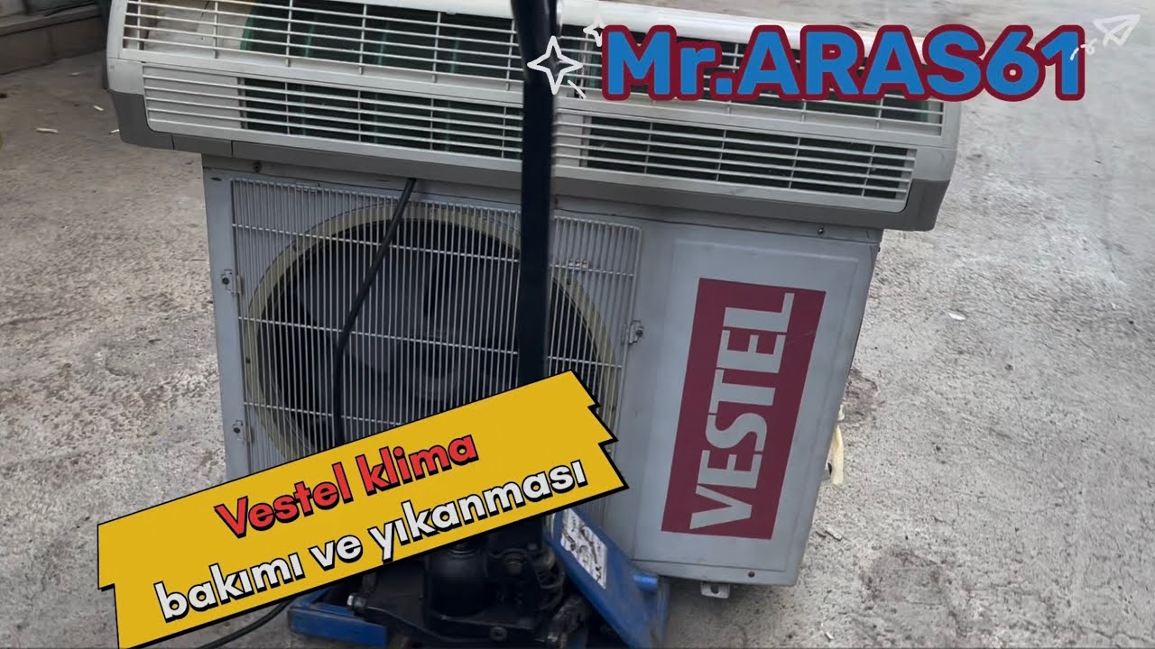 Vestel klima bakımı  ve yıkanması  @Mr.ARAS61