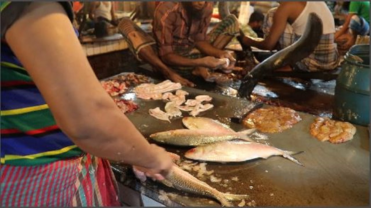 Hilsa Fish Cutting | How to do ilish fish Catching | Biggest Exclusive Videos Hilsa fish Fishing Cut