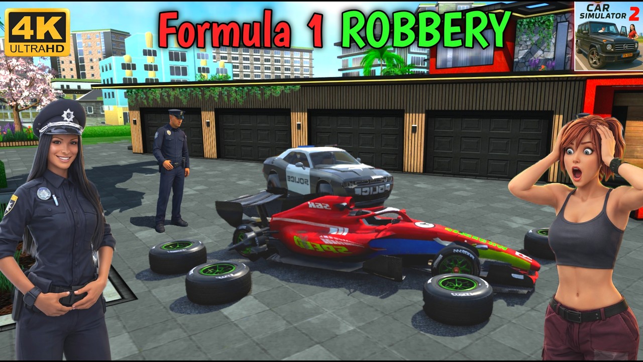 MAFIA ROBBERY🤧MY FORMULA 1 IN Car Simulator 2 New Update Android Gameplay (Hindi/English)