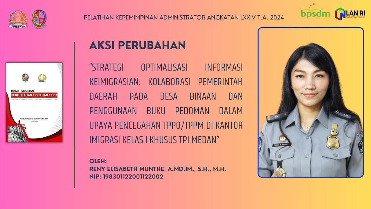 Laporan APKO PKA 74 Kementerian Imipas - Kesepakatan Bersama Pemkab Deli Serdang & Imigrasi Medan