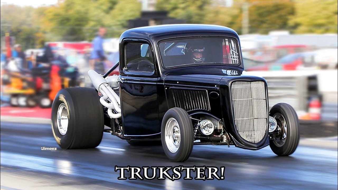 TRUKSTER! HALF DRAGSTER/ HALF TRUCK! STREET LEGAL!! NEW TREND? BYRON DRAGWAY!