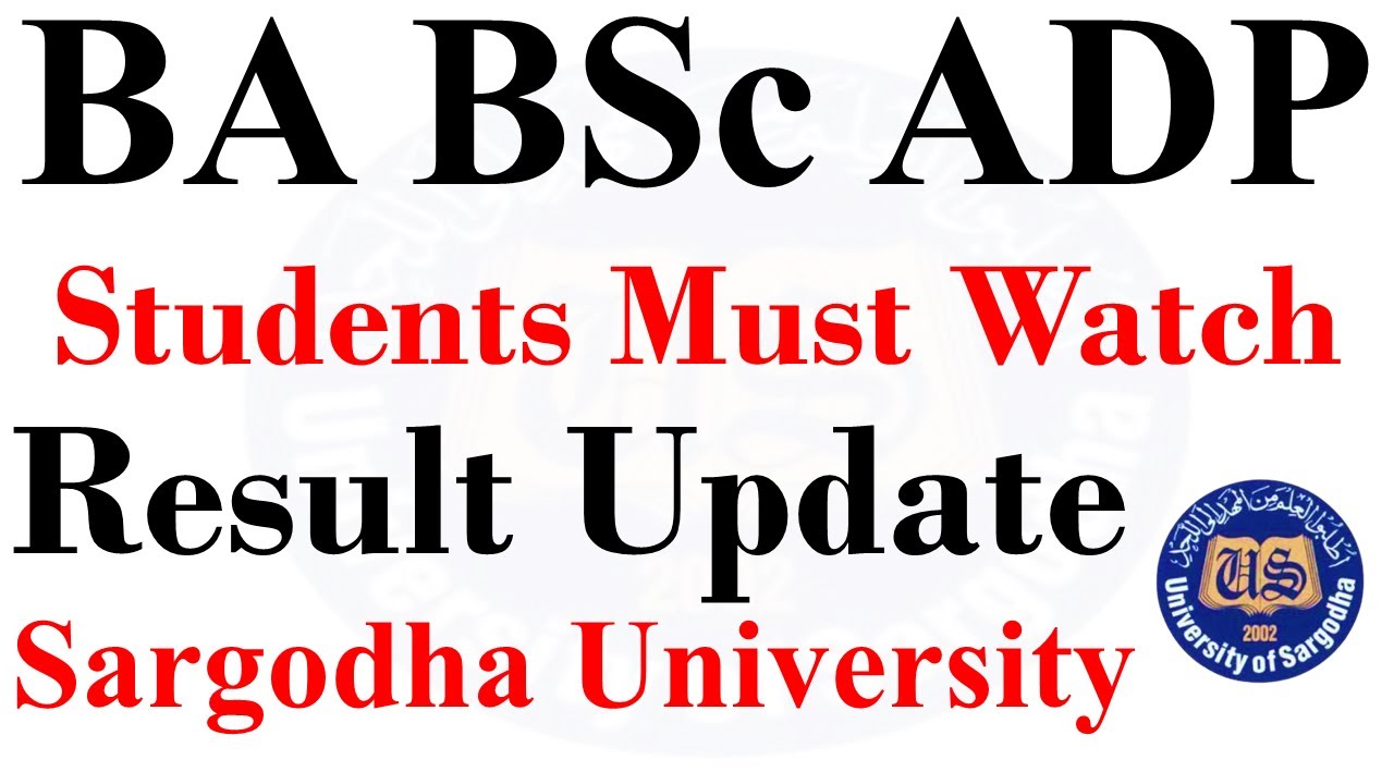 BA BSc ADP BCOM Part 1 & 2 Result 2022 Sargodha University