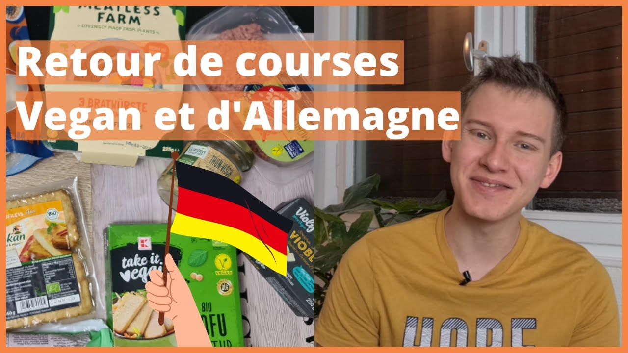 Mon retour de courses vegan d'Allemagne !