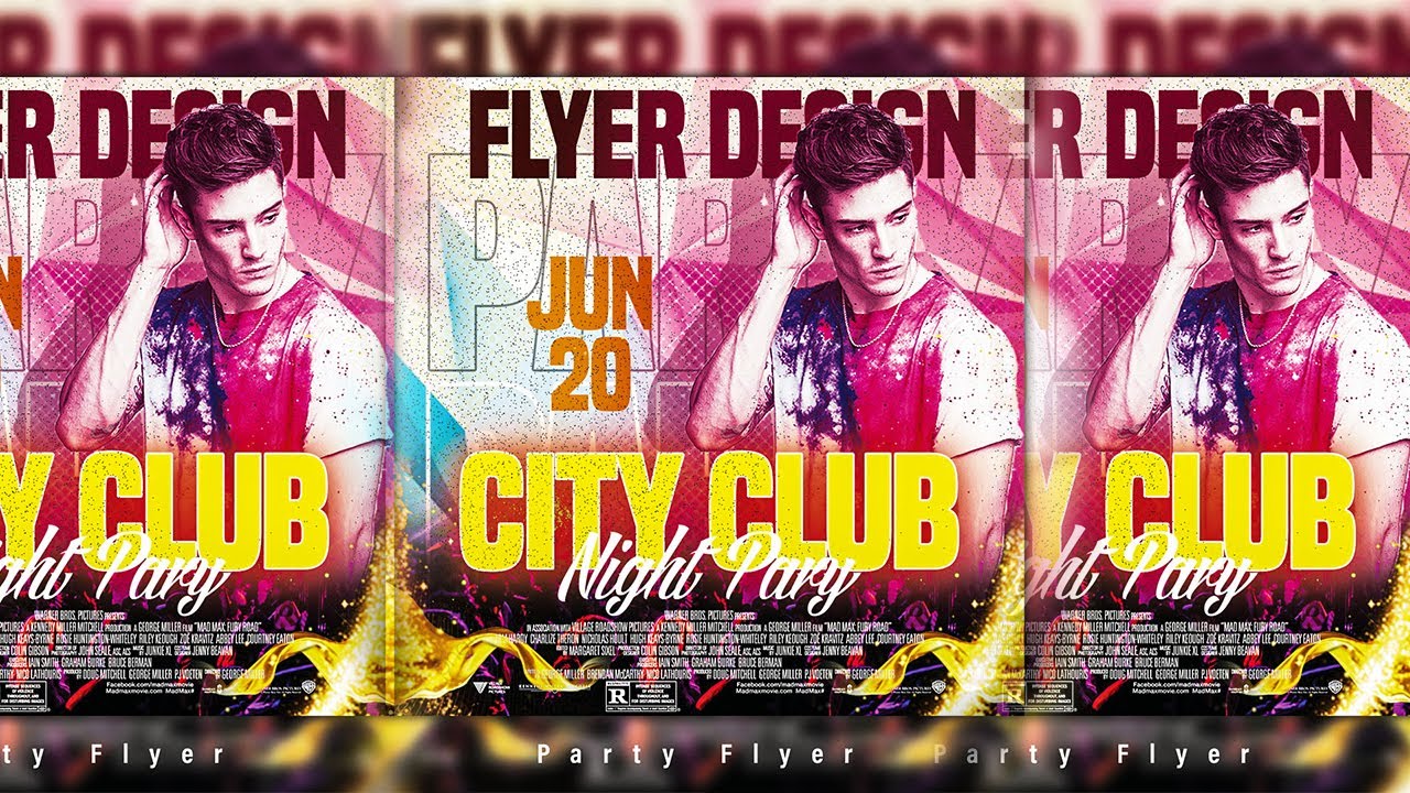 How to create party flyer design in Photoshop tutorial 2022 #event flyer #fahim designer #flyerde