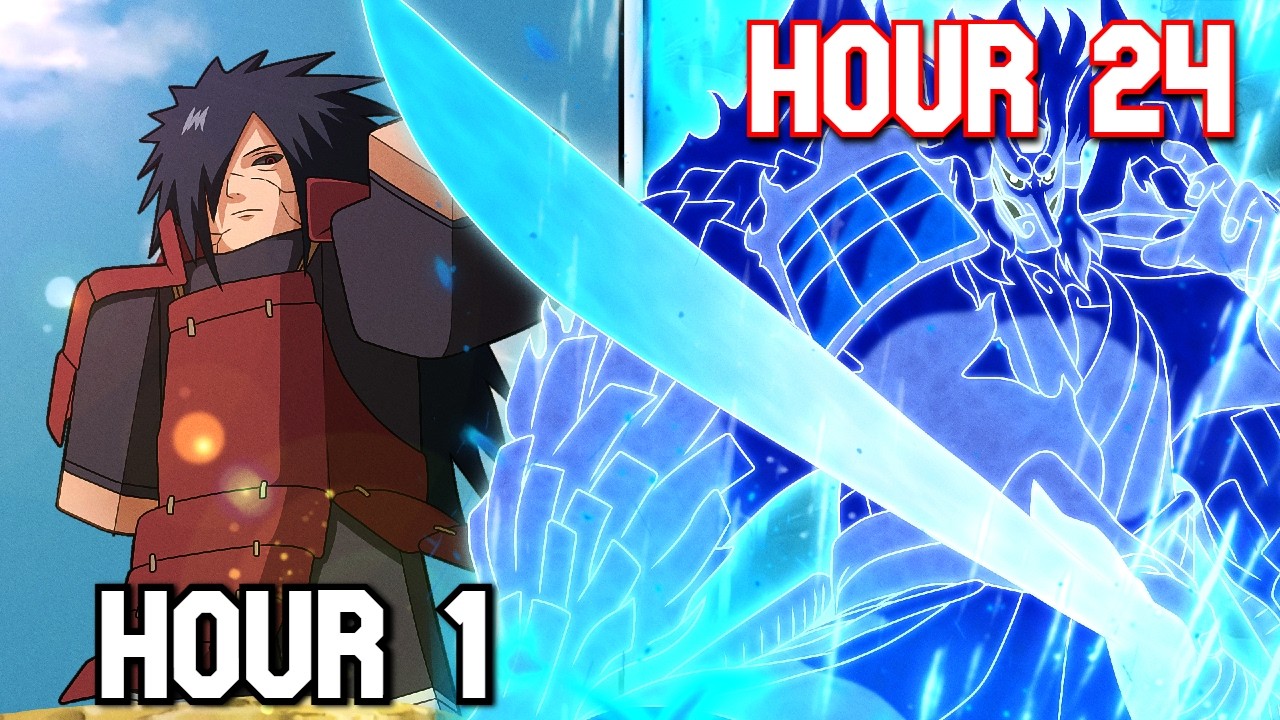 I Survived as PERFECT SUSANOO MADARA UCHIHA in Ninja Time.. - Roblox