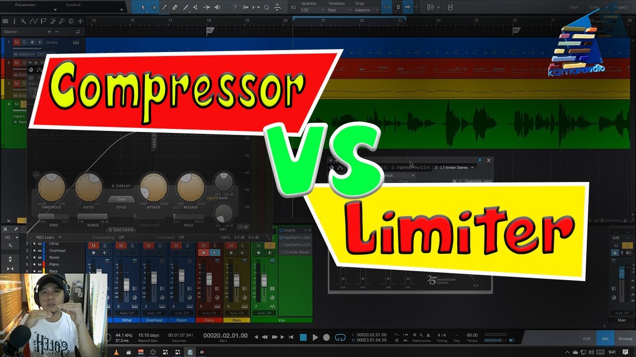 DIJAMIN PAHAM !! Perbedaan Limiter dan Compressor