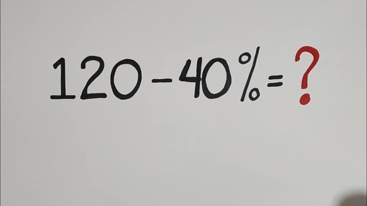 Percentage Trick - How to Calculate Percentage Problems Fast?