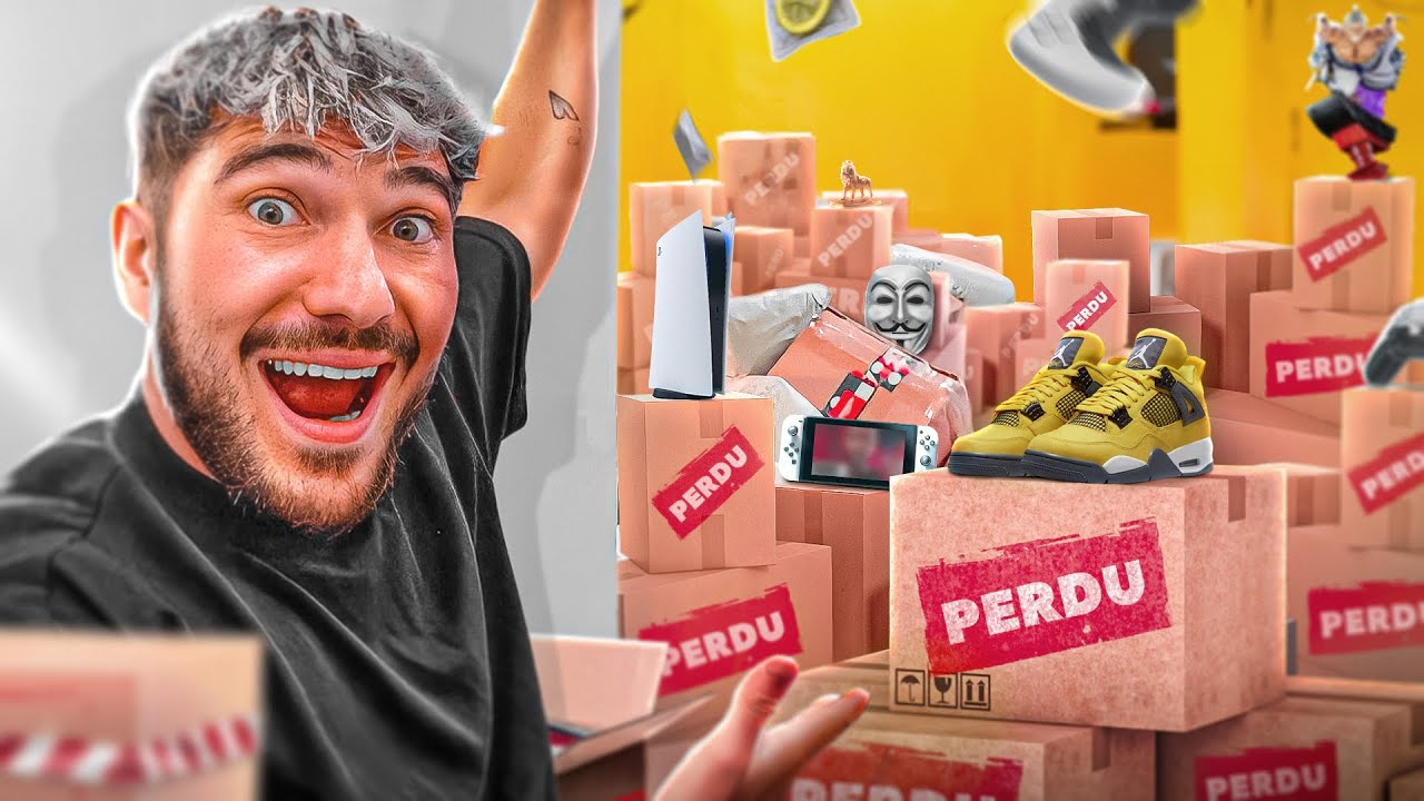 JE REMPLIS MON STUDIO DE COLIS PERDUS !