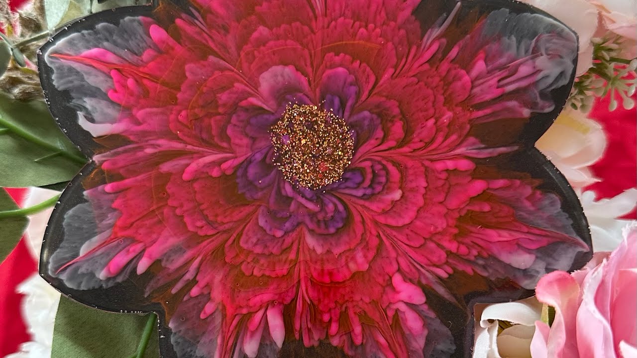 #212 Beautiful 3D Bloom 🌸#diy #epoxy #epoxyresin #resina #resin